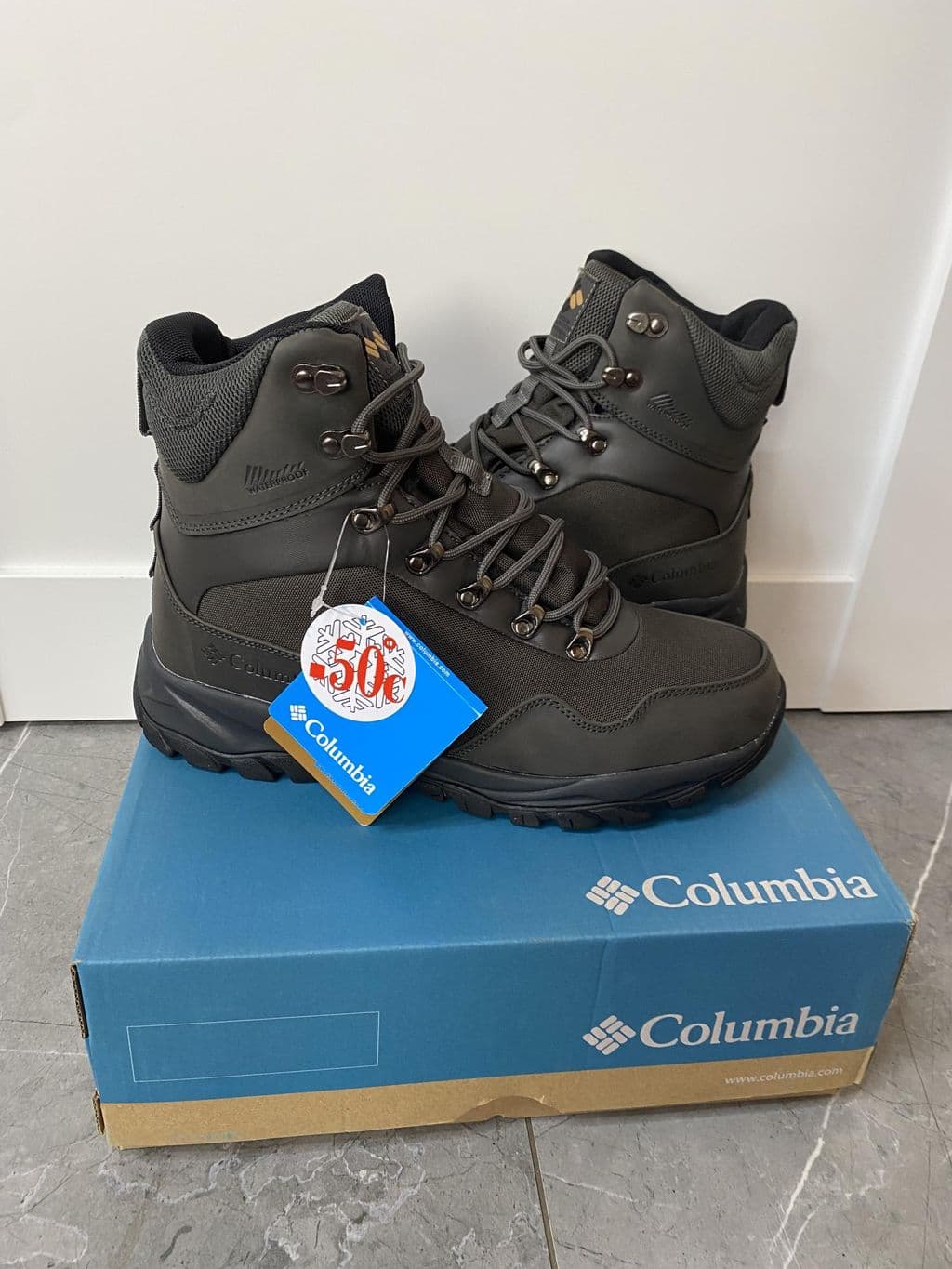 Columbia -50🔥 Ботинки мужские❗️зимние ❄️ ДОСТАВКА